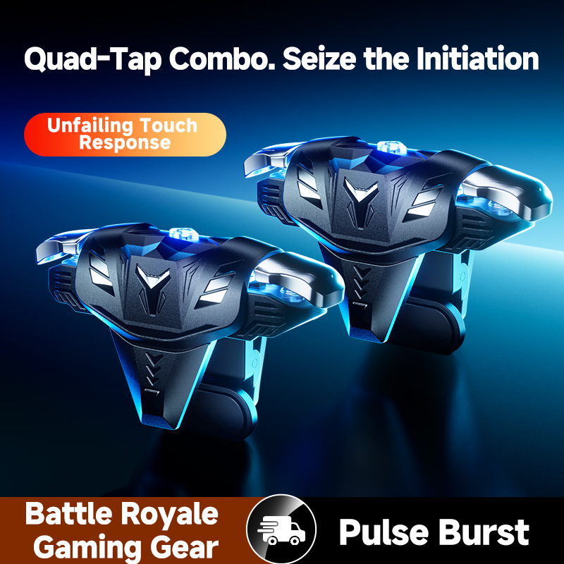 Mobile Tech Accessories - タブレット携帯電話ゲームボタンバーストパルスボタンマシンは、PUBGモバイル携帯電話の射撃ゲームアクセサリーに適しています。