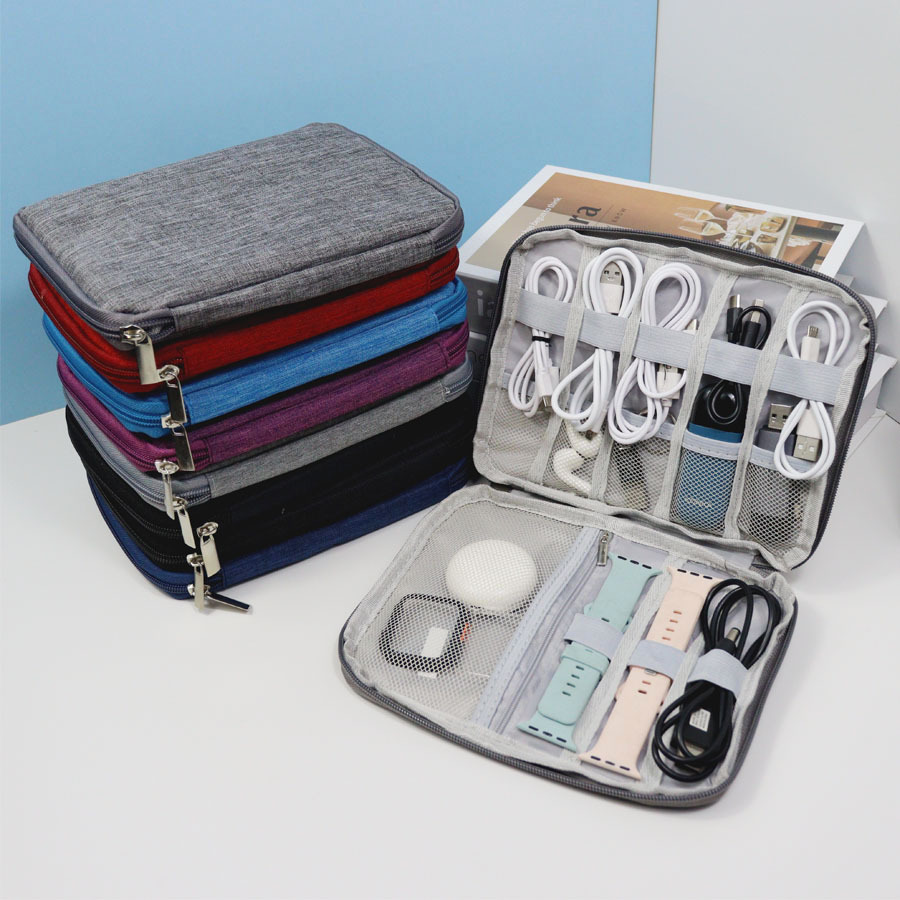1個入り ケーブル収納ケース 多機能ポケット付き 電子機器ア - Tech Accessories Travel Organizer Pouch のレビューと価格