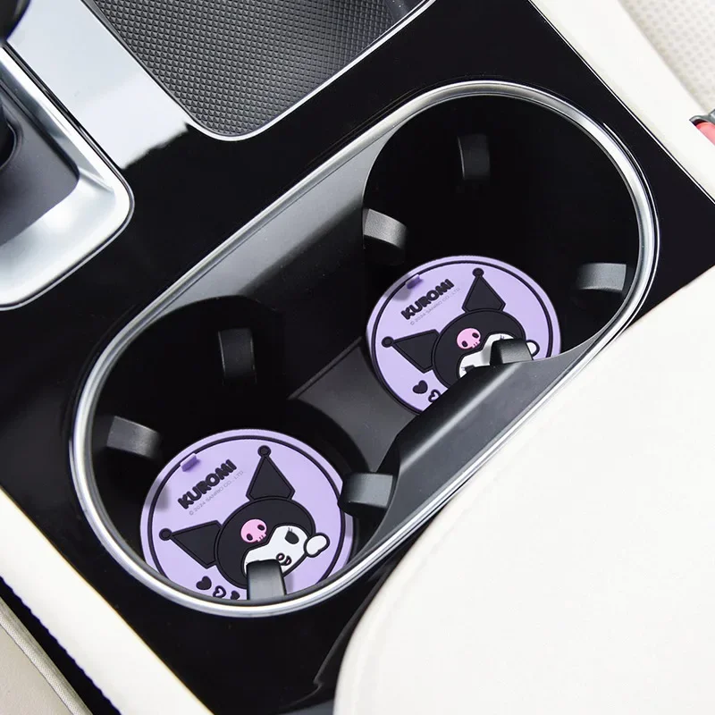 2 個サンリオクロミ車用コースターかわいい漫画アニメ車用コー - Kawaii Tech Accessories のレビューと価格