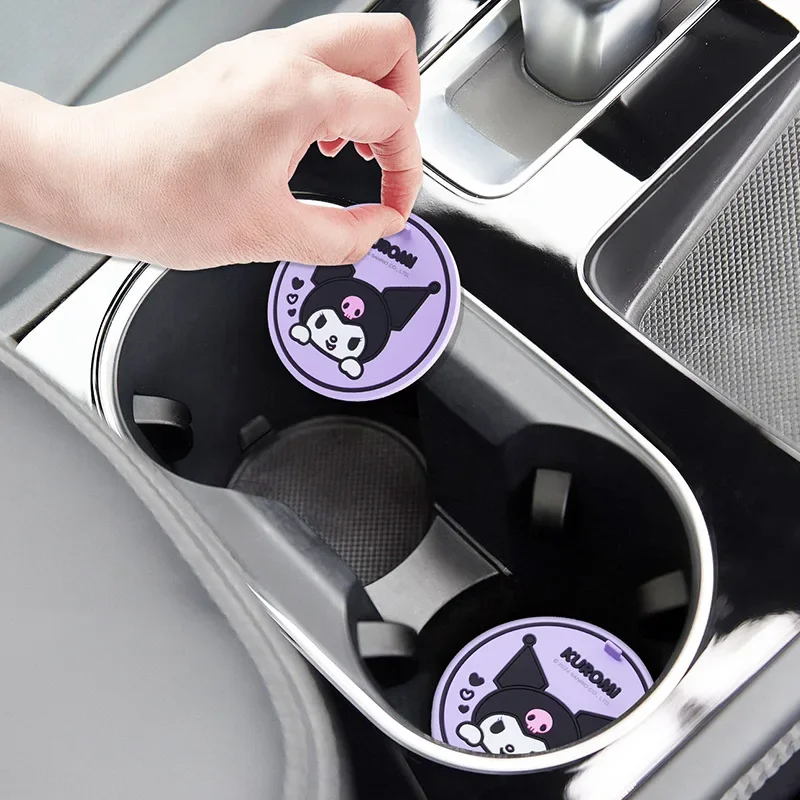 2 個サンリオクロミ車用コースターかわいい漫画アニメ車用コー - Kawaii Tech Accessories のレビューと価格