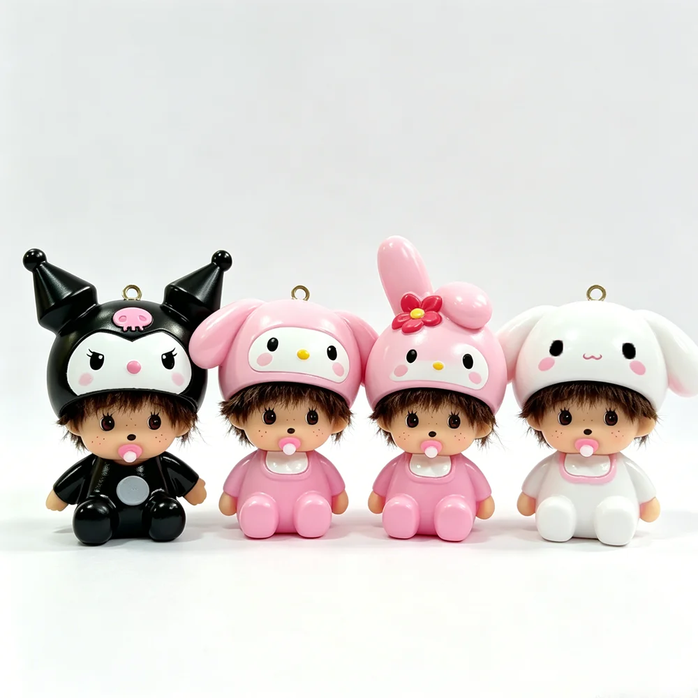 サンリオ モンチッチ キーホルダー 6個セット かわいいおし - Kawaii Tech Accessories のレビューと価格