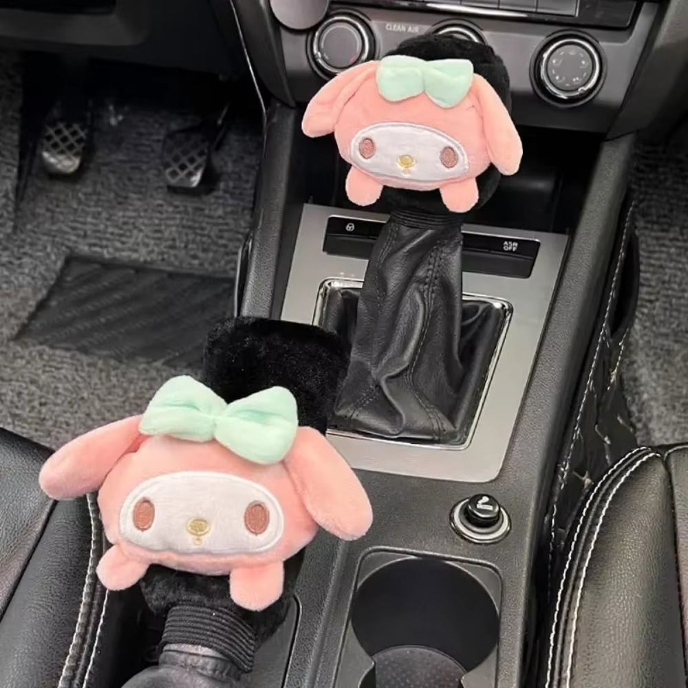 サンリオ車のギアレバーハンドブレーキレバー保護装飾カバークロ - Kawaii Tech Accessories のレビューと価格