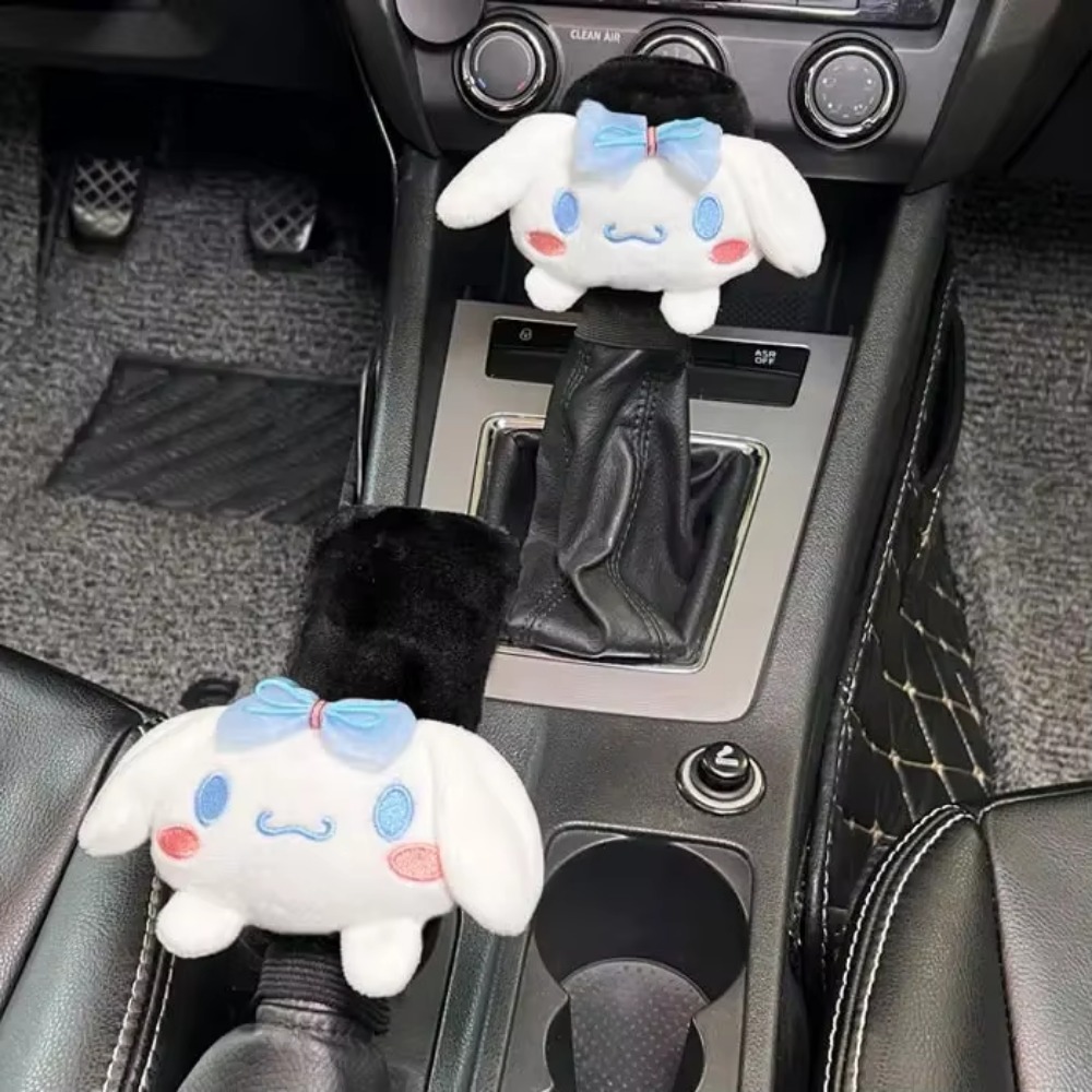サンリオ車のギアレバーハンドブレーキレバー保護装飾カバークロ - Kawaii Tech Accessories のレビューと価格