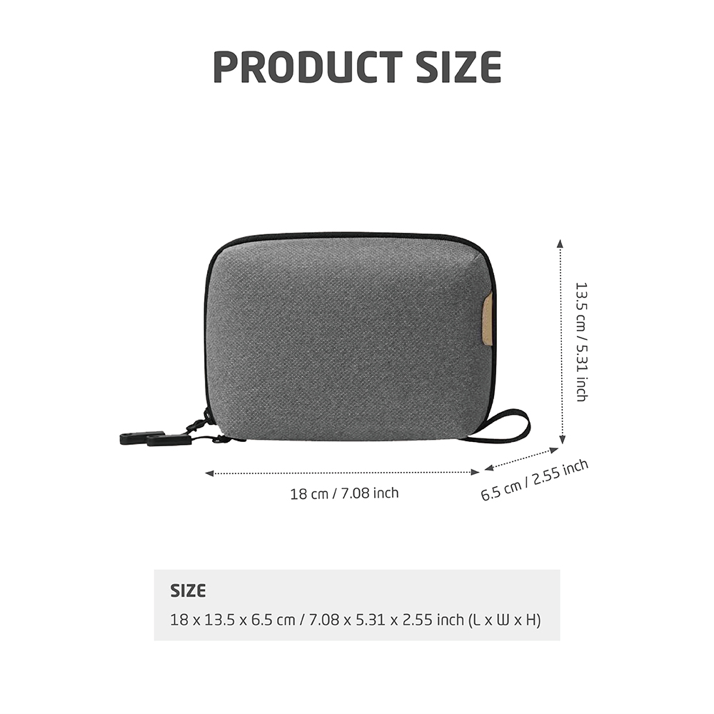大容量テックオーガナイザーバッグ 旅行用電子機器アクセサリー - Tech Accessories Travel Organizer Pouch のレビューと価格